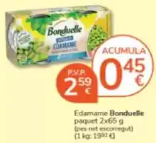 Consum Bonduelle - edamame paquet oferta