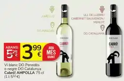 Consum Ara - vi blanc do penedes o negre do catalunya oferta