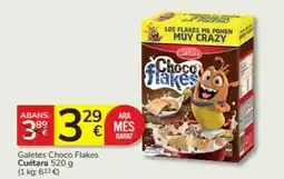 Consum Cuétara - galetes choco flakes oferta
