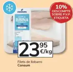 Consum Consum - filets de llobarro oferta
