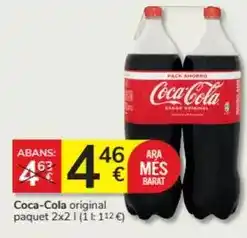 Consum Coca-cola - original paquet oferta