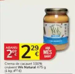 Consum Ara - crema de cacauet 100% cruixent oferta