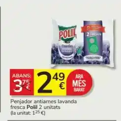 Consum Polil - penjador antiarnes lavanda fresca 2 unitats oferta