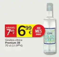 Consum Ara - ginebra cítrica premium oferta