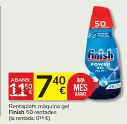 Consum Ara - rentaplats màquina gel 50 rentades oferta