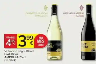 Consum Lost vines - vi blanc o negre blend oferta