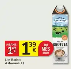Consum La asturiana - llet barista oferta
