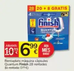Consum Quantum - rentaplats màquina càpsules 28 rentades oferta