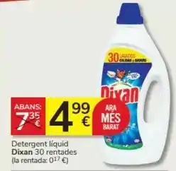 Consum Dixan - detergent líquid 30 rentades oferta