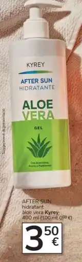 Consum Kyrey - after sun hidratante aloe vera oferta