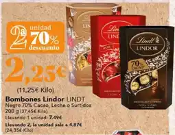 Gadis Lindt - bombones lindor oferta