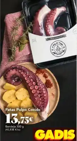 Gadis Quality - patas pulpo cocido oferta