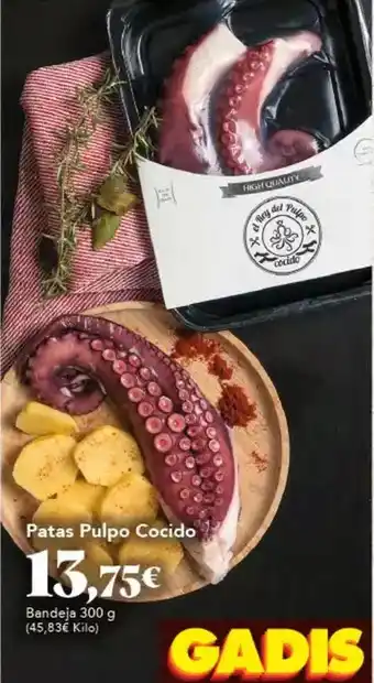 Gadis Quality - patas pulpo cocido oferta