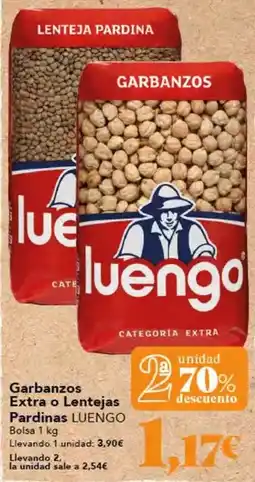 Gadis Luengo - garbanzos extra o lentejas pardinas oferta