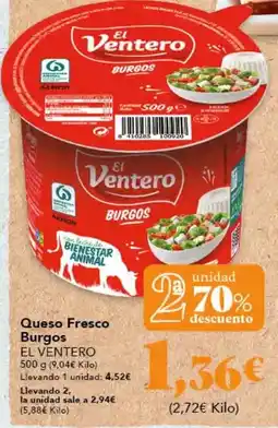 Gadis El ventero - queso fresco burgos oferta