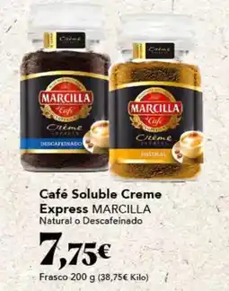 Gadis Marcilla - café soluble creme express oferta