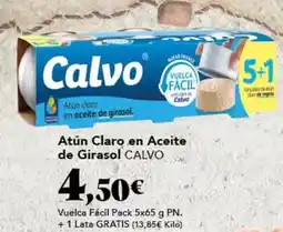 Gadis Calvo - atun claro en aceite de girasol oferta