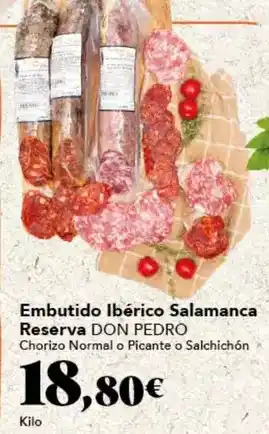 Gadis Salamanca - embutido iberico reserva oferta