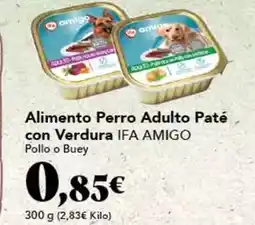 Gadis Ifa amigo - alimento perro adulto paté con verdura oferta