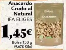 Gadis Ifa eliges - anacardo crudo al natural oferta