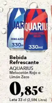 Gadis Aquarius - bebida refrescante oferta