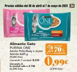Gadis Purina - alimento gato oferta
