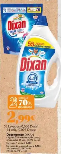 Gadis Dixan - detergente oferta