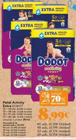 Gadis Dodot - pañal activity extra oferta