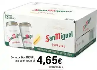 Cash Ifa San miguel - cerveza oferta