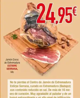 Masymas Duroc - jamón duroc de extremadura oferta
