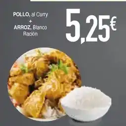 Masymas Blanco - pollo, al curry + arroz oferta