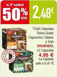 Masymas Oquendo - cafe capsulas dolce gusto capuccino clásico o irish oferta