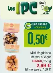Masymas Gimar - mini magdalena marmol o yogur oferta