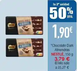 Masymas Nestlé - chocolate dark almendras oferta