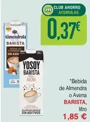 Masymas Almendrola - almendras almendras o avena oferta