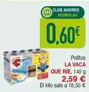 Masymas La vaca que ríe - palitos oferta