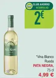 Masymas Pata negra - vina blanco rueda oferta