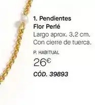 Yanbal Pendientes flor perle oferta