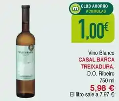 Masymas Albar - vino blanco treixadura oferta