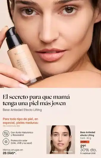 Yanbal Yanbal - base antiedad efecto lifting oferta