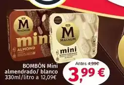 Maskom Supermercados Magnum - bombon mini almendrado/ blanco oferta