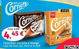 Maskom Supermercados Algida - cono max nocioll o mango oferta
