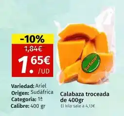 Maskom Supermercados Sursabor - calabaza troceada de 400gr oferta