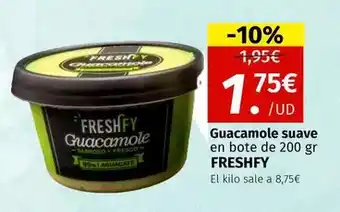Maskom Supermercados Freshfy - guacamole suave oferta