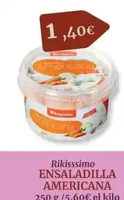 Maskom Supermercados Rikisssimo - ensaladilla americana oferta
