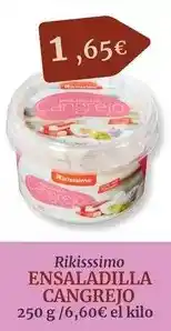 Maskom Supermercados Rikisssimo - ensaladilla cangrejo oferta