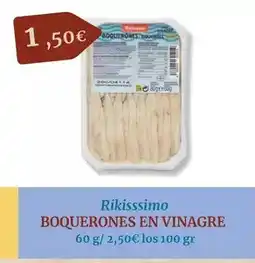 Maskom Supermercados Rikisssimo - boquerones en vinagre oferta