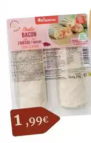 Maskom Supermercados Rikisssimo - bacon con 2 quesos oferta