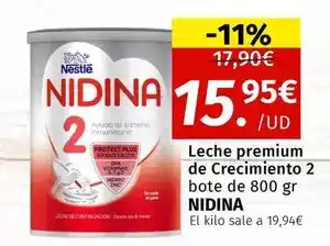 Maskom Supermercados Nestlé - leche premium de crecimiento oferta