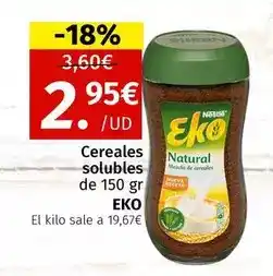 Maskom Supermercados Nestlé - cereales solubles oferta